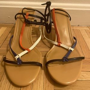Multi color zara heels, size 40